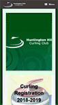 Mobile Screenshot of huntingtonhillscurlingclub.com